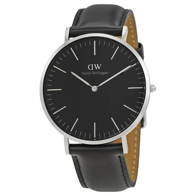 Reloj Daniel Wellington Classic Sheffield Plata Negro 40mm - Imagen 1