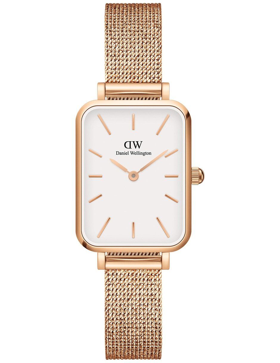 Reloj Daniel Wellington Quadro Pressed Melrose Dorado Blanco - Imagen 1