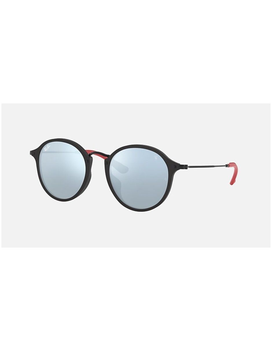 Anteojos Lentes de Sol Ray Ban Round Fleck RB2447MF F61430 52-21 Negro/plata - Imagen 1