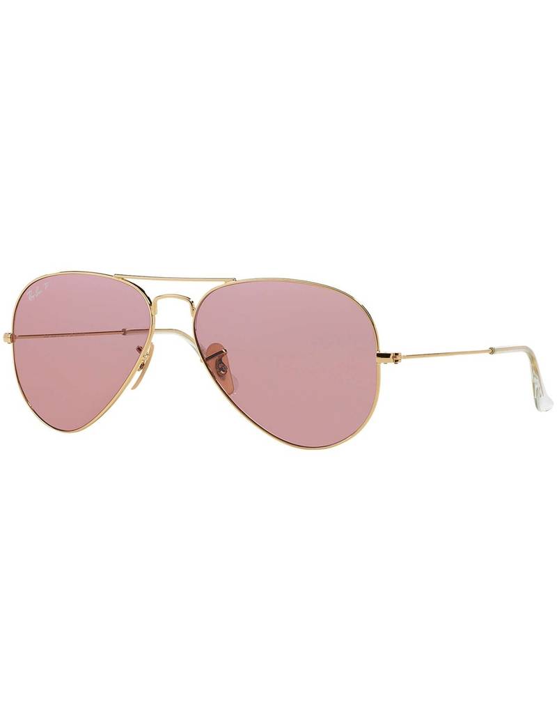 Anteojos Lentes de Sol Ray Ban Aviator RB3025 00115 58-14  Espejo dorado y rosa - Imagen 1