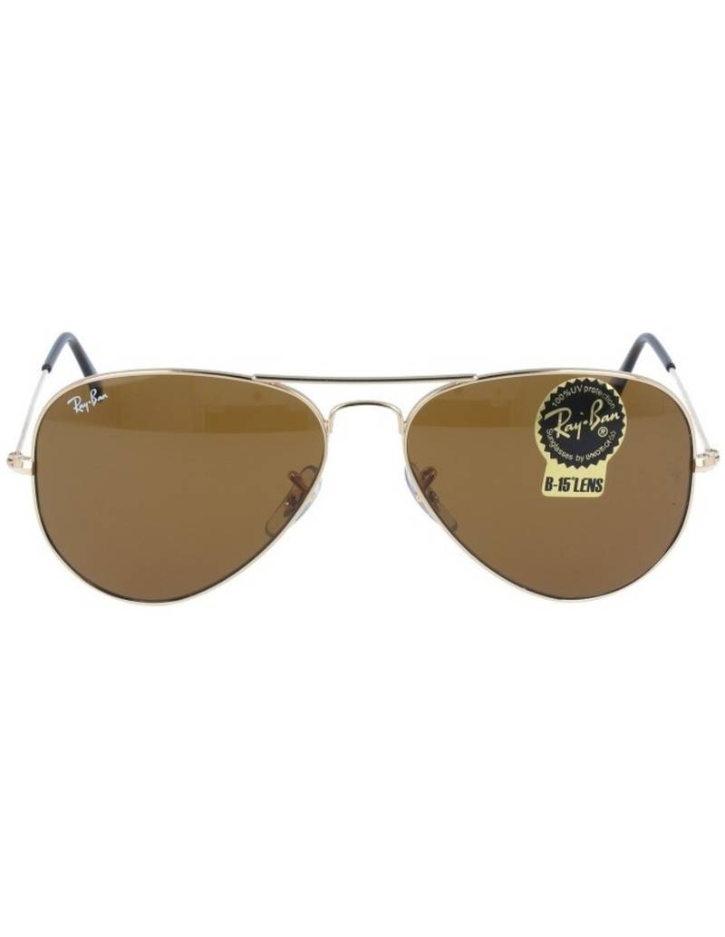 Anteojos Lentes de Sol Ray Ban Aviator RB3025 Clásico dorado/marrón 58-14 - Imagen 1