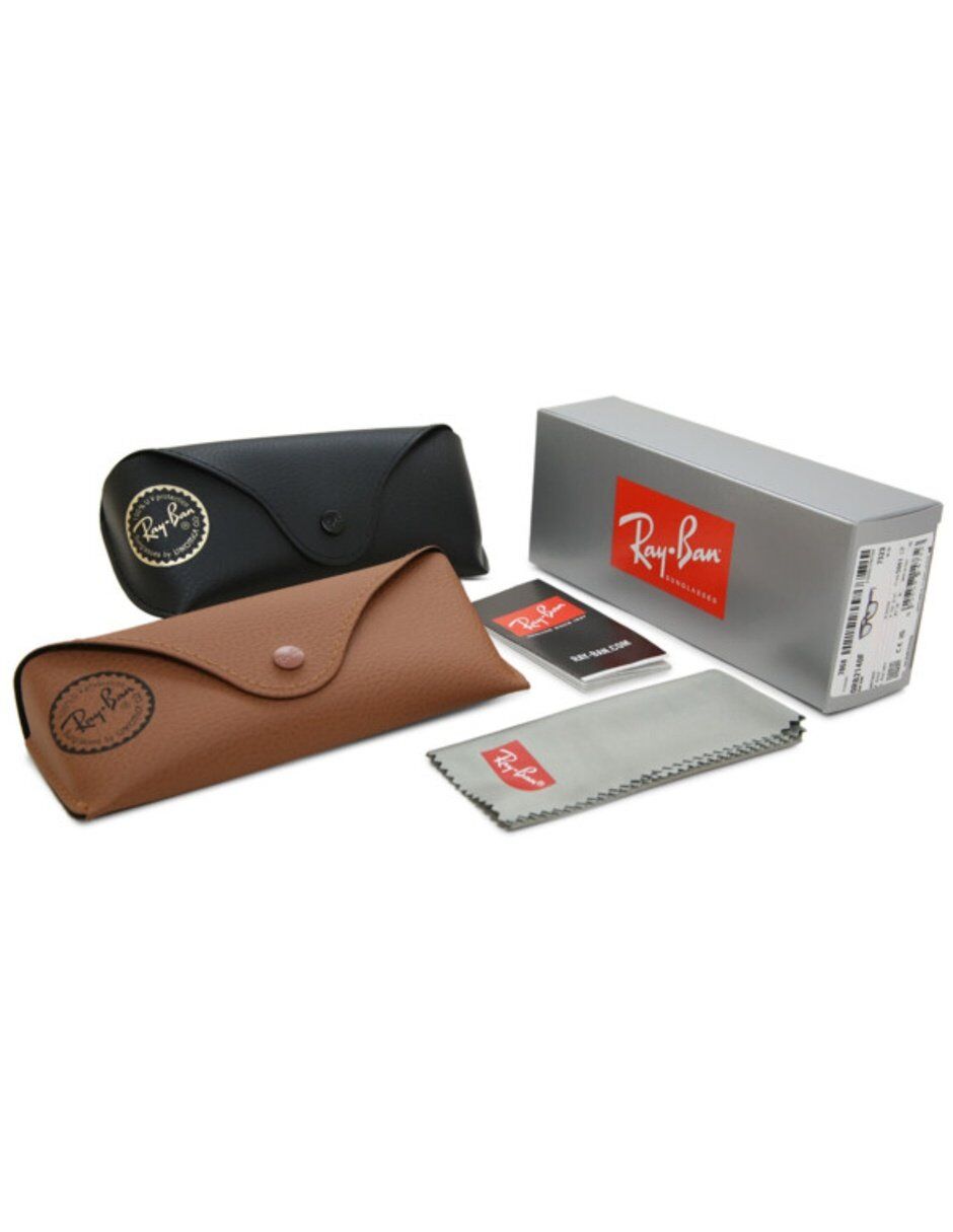 Anteojos Lentes de Sol Ray Ban Round Metal RB3447 Degrade negro/azul  50-21 - Imagen 1