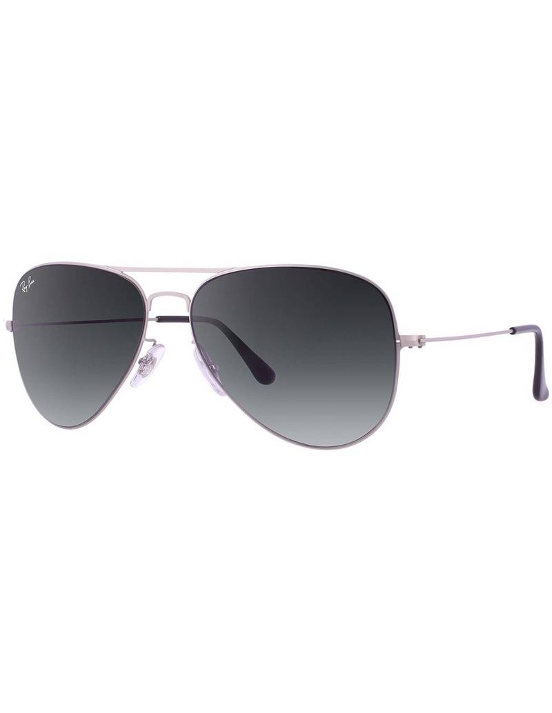 Anteojos Lentes de Sol Ray Ban Aviator Flat RB3513 Degrade gris/plata mate 58 - Imagen 1