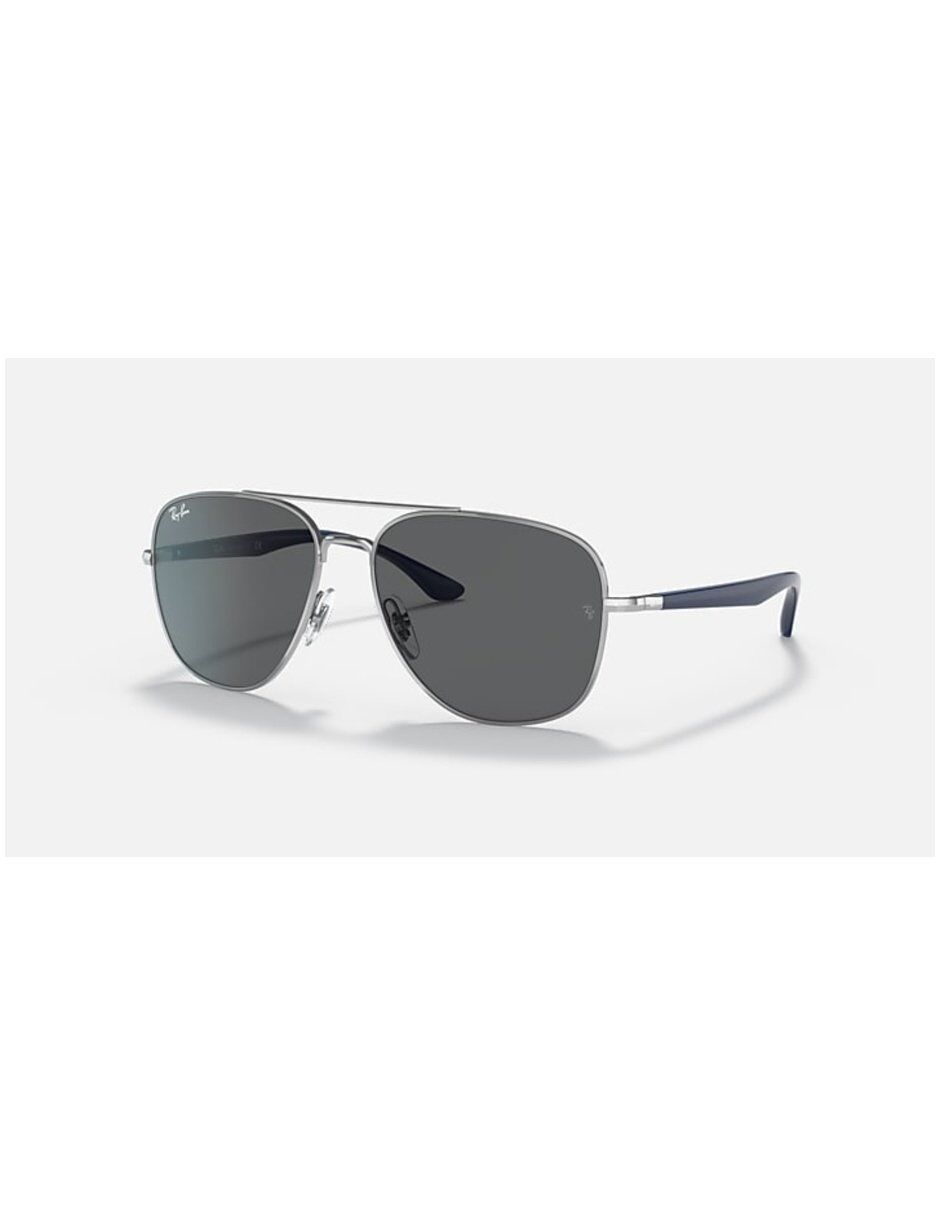 Anteojos Lentes de Sol Ray Ban Classic RB3683 003B1 56-15 Plata/gris oscuro - Imagen 1