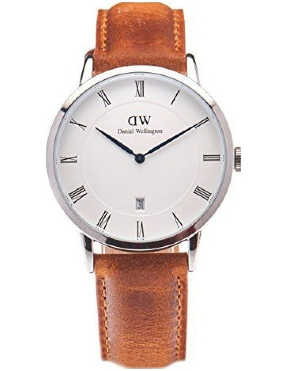 Reloj Daniel Wellington Dapper Durham Plateado Blanco 34mm - Imagen 1